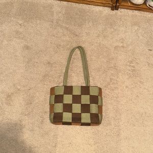 Brown seatbelt bag